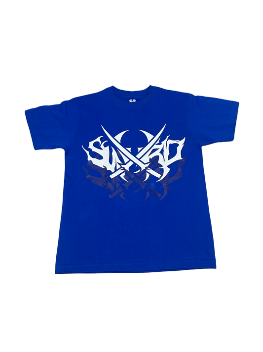 Double Logo Tee (BLUE)